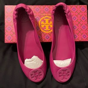 Tory Burch Minnie Travel Ballet Flat Sz 8.5